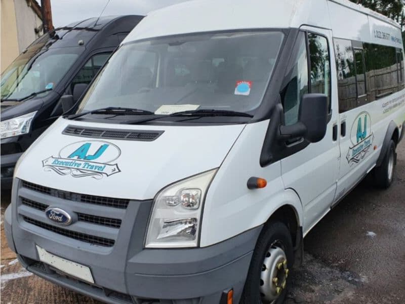 AJ Executive Travel minibus fleet in Birmingham