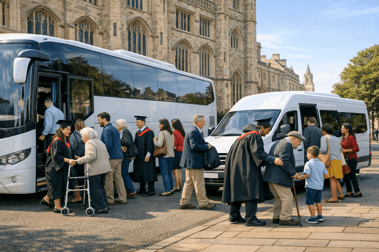 Planning Graduation Day Transport for UK University Ceremonies
