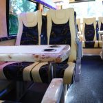 Coach minibus passenger seating Birmingham transport