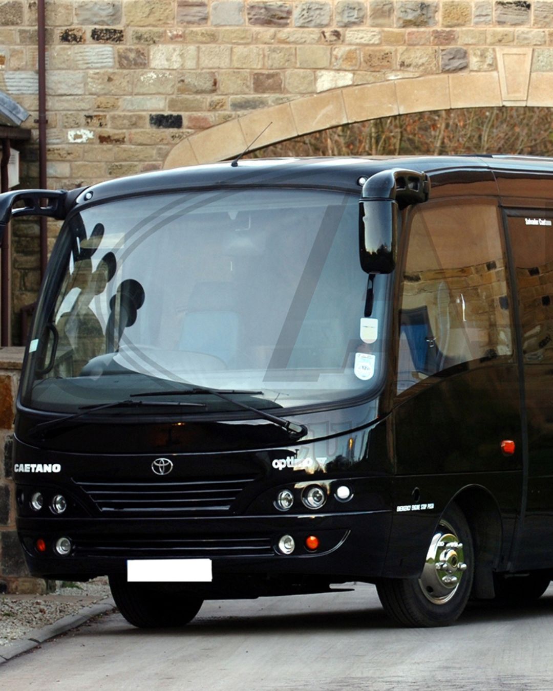 Modern minibus interior demonstrating comfortable passenger accommodation and amenities