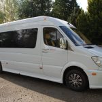 13-seater minibus comfortable interior AJ Executive Travel