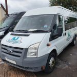 Minibus interior cabin seating Birmingham executive travel