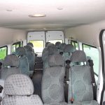 Transit minibus interior professional passenger transport