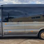 Coach hire vehicle exterior Birmingham minibus rental